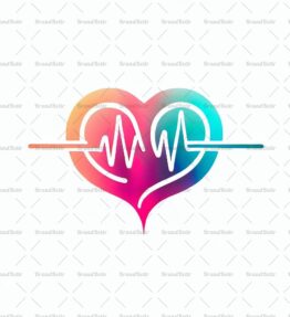 Abstrakter Herzschlag